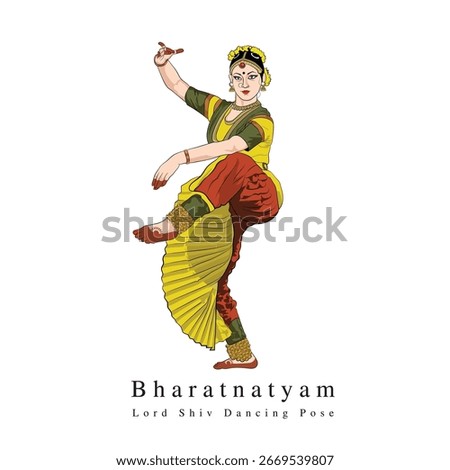 An Indian woman performing classical dance, A Beautiful dancer performing Bharatnatyam, South Indian woman wearing dance costumes