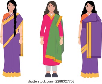 Indian woman, women in saree, woman, set of Indian women, village women, middle class woman, woman in suit, girl in saree, girl in suit