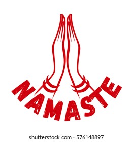 namaskar hand logo