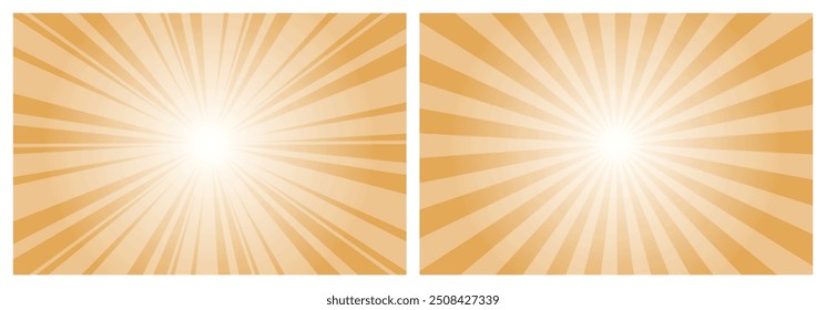 Indian Yellow Abstract Pop Art Comic Background set.