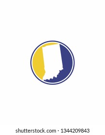 Indiana  Circle Logo Icon 001