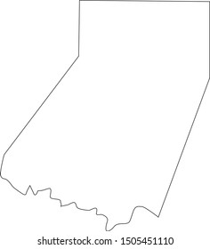 Indiana County Map In Pennsylvania State