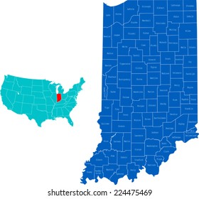 Indiana Map