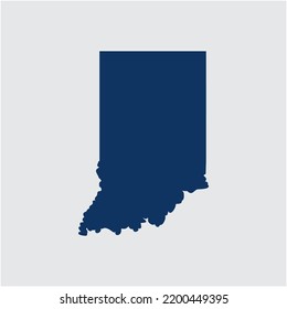 Indiana map design for any purpose