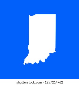 Indiana map vector