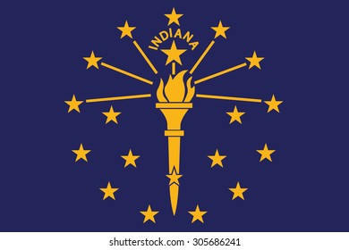 Indiana State Flag