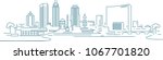 Indianapolis City skyline