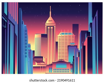 Indianapolis Indiana skyline vector illustration