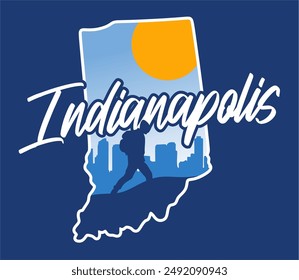 indianapolis indiana with views of beautiful indianapolis