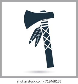Indians ax simple icon