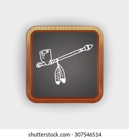 Indians Pipe smoke doodle