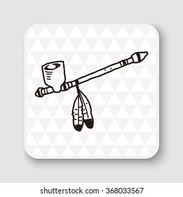 Indians Pipe smoke doodle