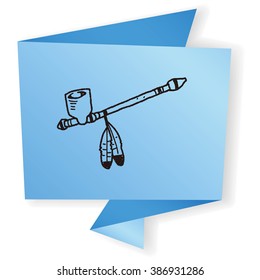 Indians Pipe smoke doodle