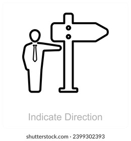 Indicar el concepto de icono Dirección y forma