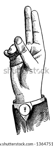 Indicated High Wide Point Glide combining the characteristics of certain central aperature consonants with the wide or expanded quality of vowels, vintage line drawing or engraving illustration.