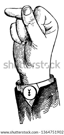 Indicated Mid Primary Point Glide combining the characteristics of certain central aperature consonants with the wide or expanded quality of vowels, vintage line drawing or engraving illustration.
