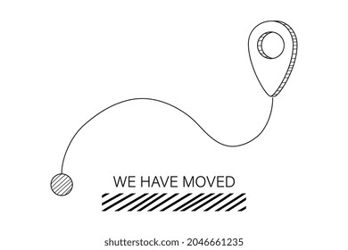 Indicated Place on the Map. We Have Moved.
