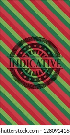 Indicative christmas emblem.