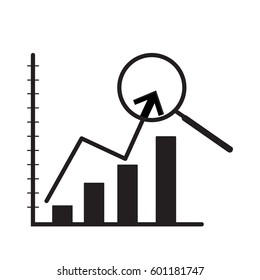 indicator of business on white background. indicator of business sign.