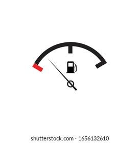 plantilla de logotipo del vector de icono de combustible indicador