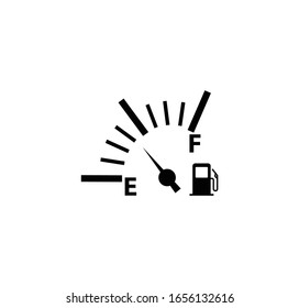 plantilla de logotipo del vector de icono de combustible indicador