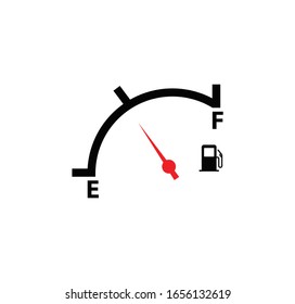 indicator fuel icon vector logo template