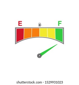 indicator fuel icon.Vector Illustration.10 eps