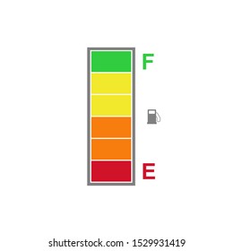 indicator fuel icon.Vector Illustration.10 eps