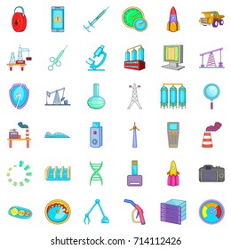 Indicator icons set. Cartoon style of 36 indicator vector icons for web isolated on white background