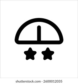 An indicator for medium-level risks in business and security contexts.
