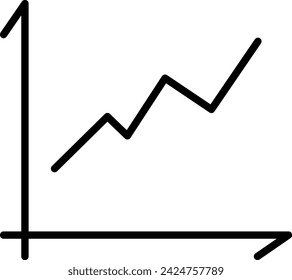 Indicators key performance indicator icon with black outline style. graph, performance, indicator, chart, business, analysis, progress. Vector Illustration