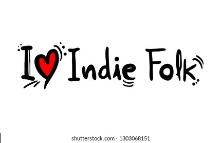 Indie Folk Music Style Love