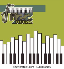 Indie musician concert show poster with acoustic guitar vector illustration - Vector