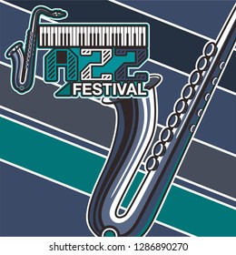Indie musician concert show poster with acoustic guitar vector illustration - Vector