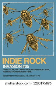 Indie Rock Gig Poster Flyer Template