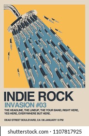 Indie Rock Poster Flyer Template