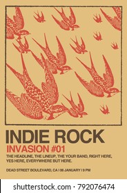 Indie Rock Poster Flyer Template