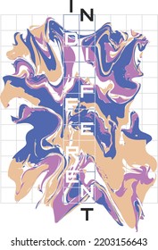 Indifferent Abstract Graphic Design Shirt
