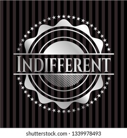 Indifferent silver badge or emblem
