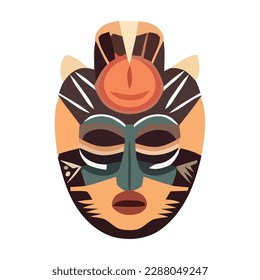 Indigenous cultures celebrate tradition with flat designs isolated
