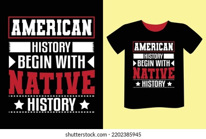 Indigenous Day T-shirt Design Vector
