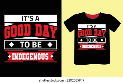 Indigener T-Shirt-Design-Vektor