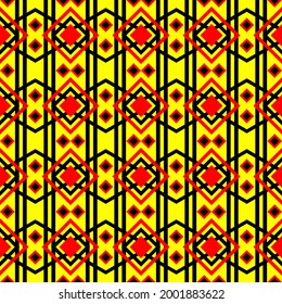 indigenous fabric seamless pattern Colorful vector illustration