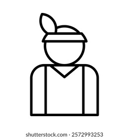Indigenous Icon Element For Design