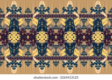 Indigenous pattern design, abstract, from geometric shapes, Asian style, used for background, home decoration, wallpaper.