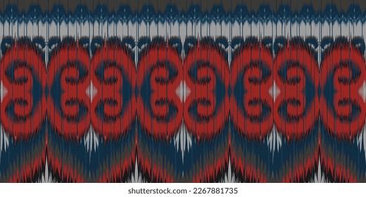 Indigenous pattern design, abstract, from geometric shapes, Asian style, used for background, home decoration, wallpaper.