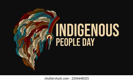 indigenous peoples day greeting social media design