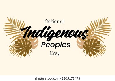 Indigenous Peoples Day, Holiday National concept