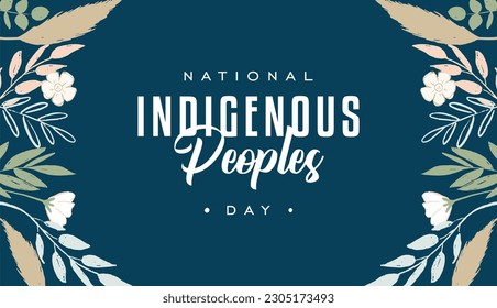 Indigenous Peoples Day, Holiday National concept