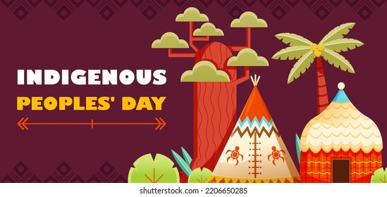 Indigenous Peoples Day, Indigenous People's House. Perfect For Events